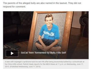 bullied teen takes his life