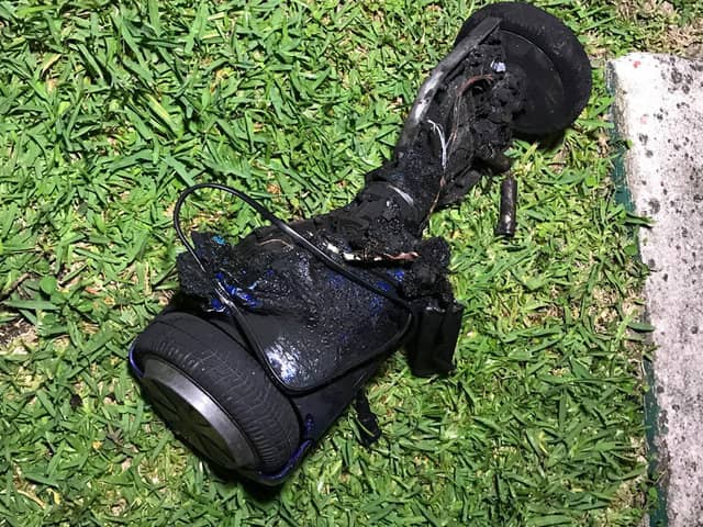 Hoverboard Causes Major Fire in Rivera Beach, Florida Image courtesy of www.abcactionnews.com