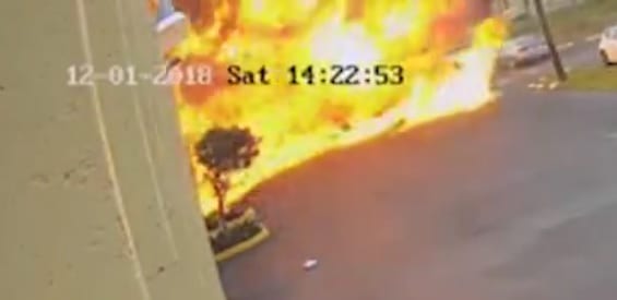 Autistic Children Flee Inferno After Plane Crashes into Building – Killing Pilot and Passenger