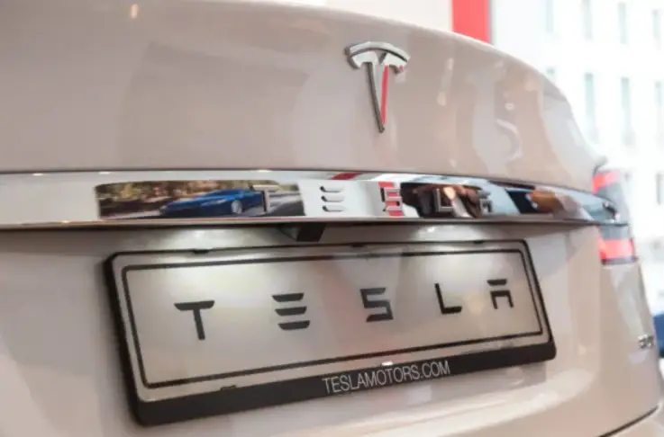 A Tesla vehicle