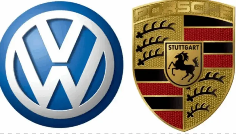 VW and Porsche Logo