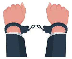doxing arrests - handcuffs