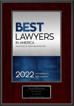 Scott Ritsema Best Lawyers in America Award