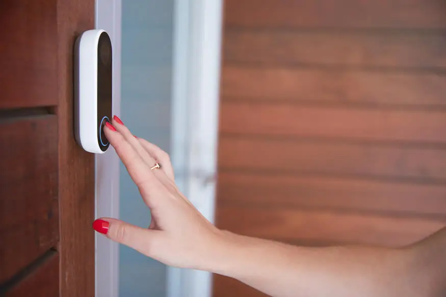 A ring doorbell