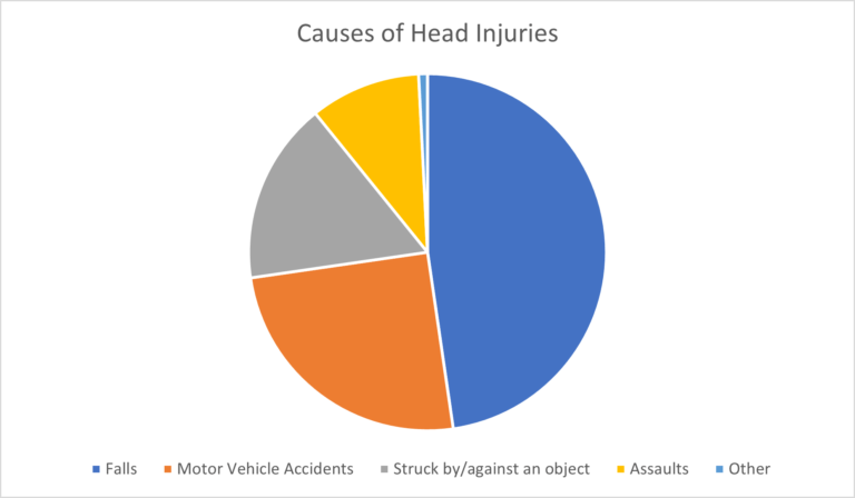 Top causes of head injuries