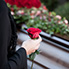 A woman at a funeral: wrongful death