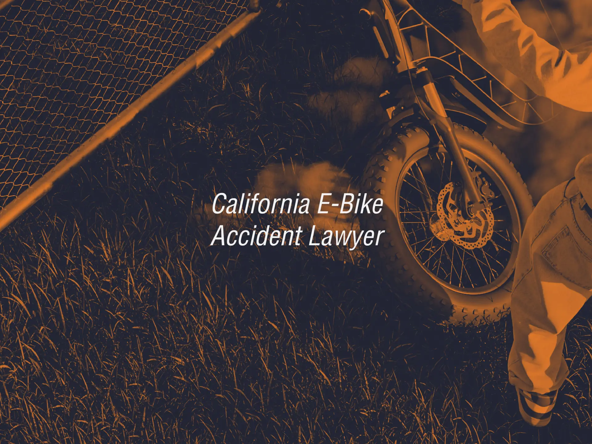 California Electric Bike Accident Lawyer