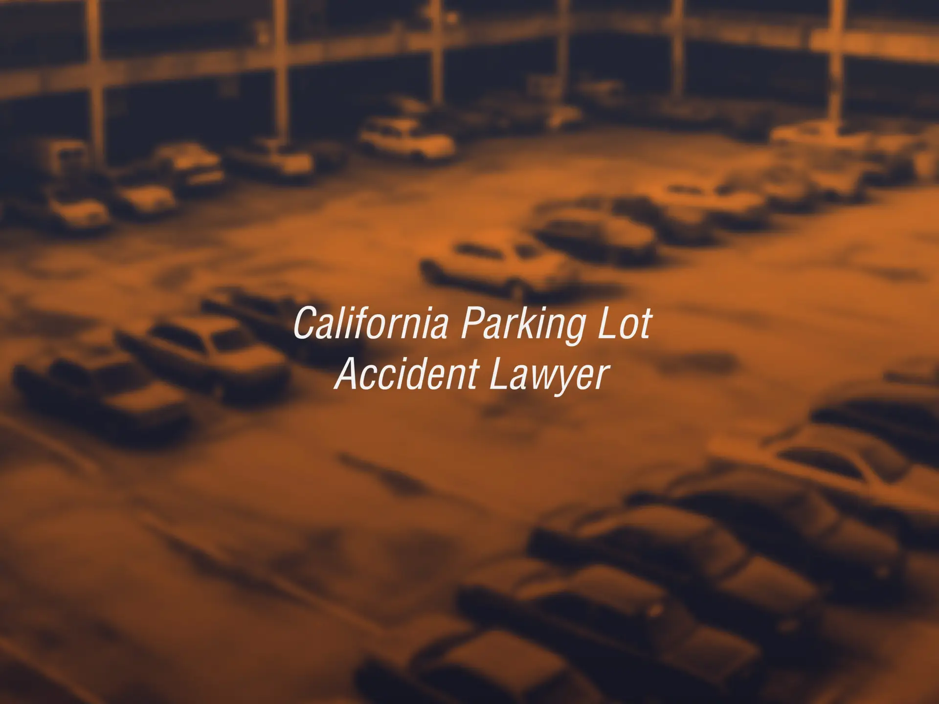 orange county parking lot accident lawyer