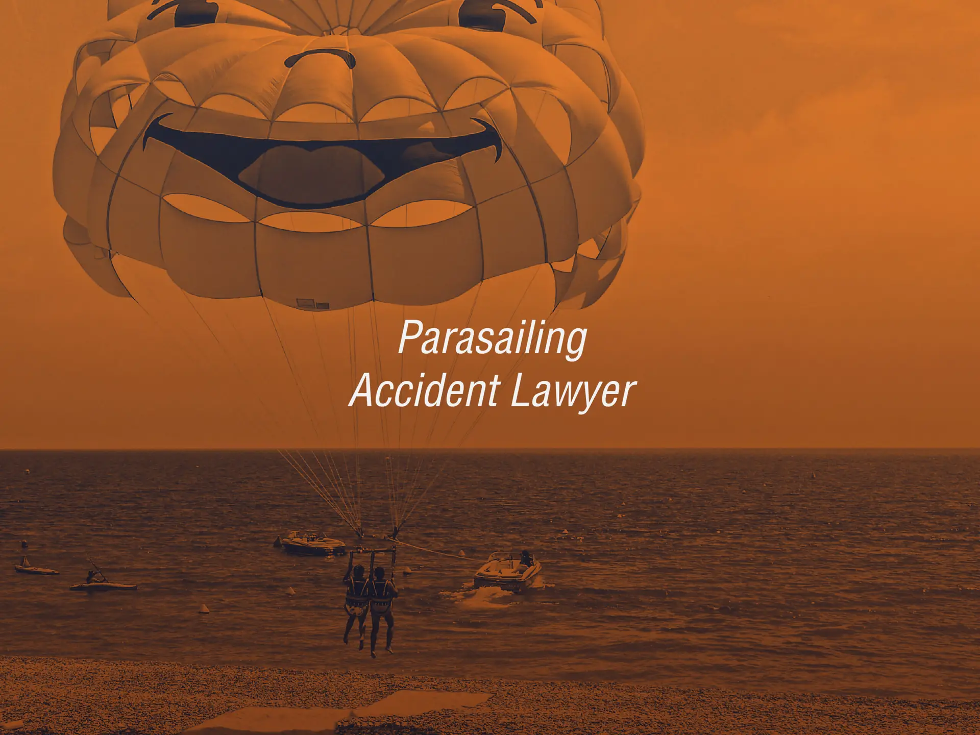 a person parasailing over the ocean