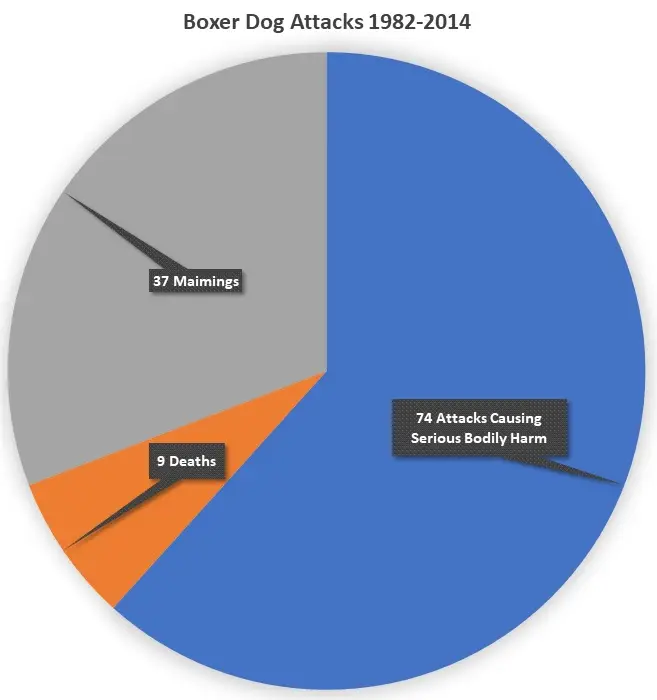 Boxer dog attack statistics