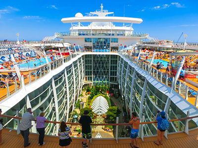 State-of-the-art cruise ship facilities - which can result in more cruise ship injury claims.