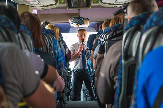 Different types of bus crashes