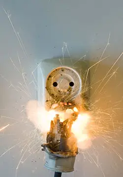 common causes of electrical shock and electrocution