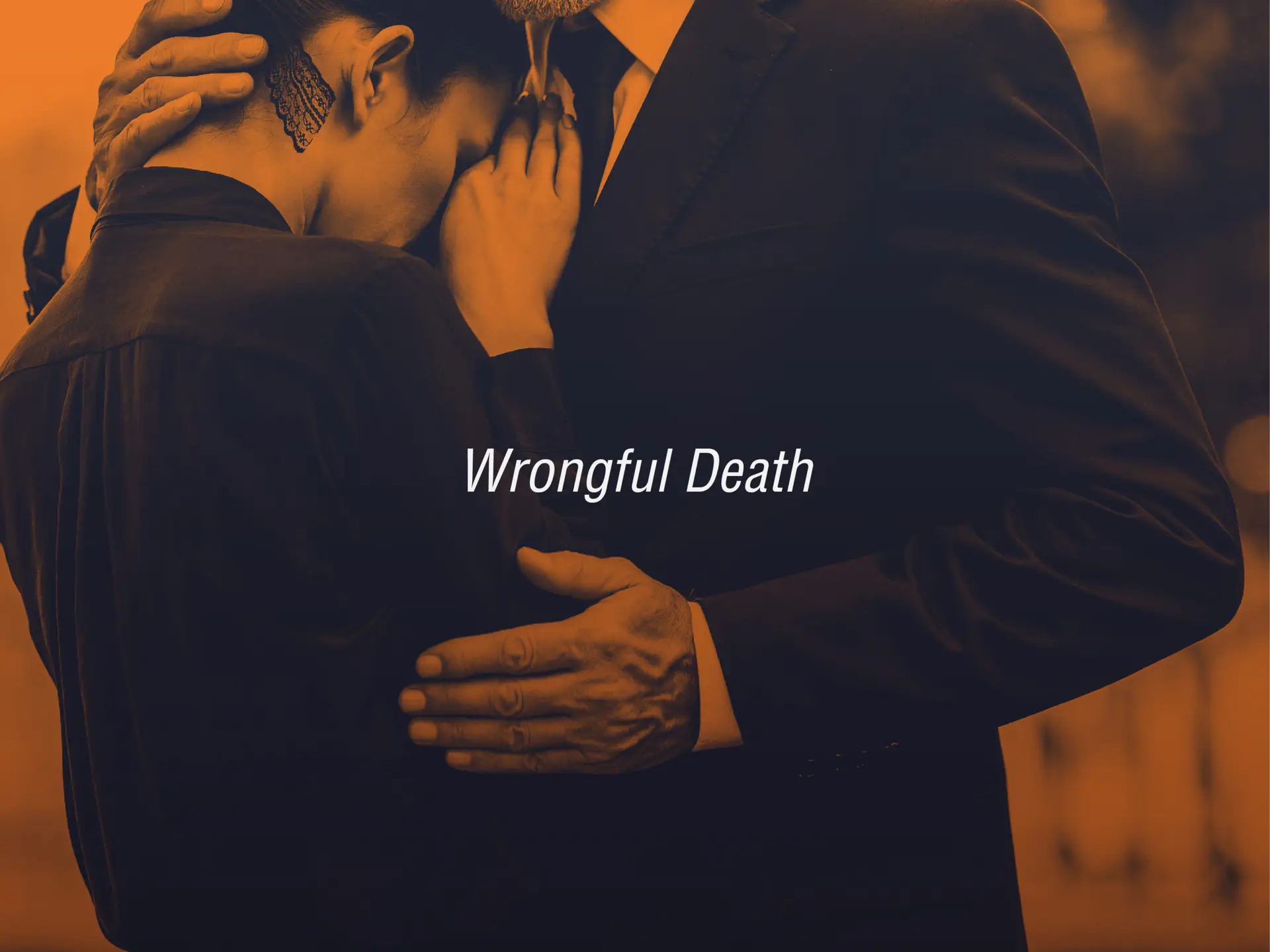 a woman greiving at a funeral