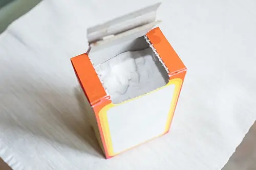Box of baking soda.
