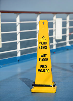 Types of cruise ship injury.
