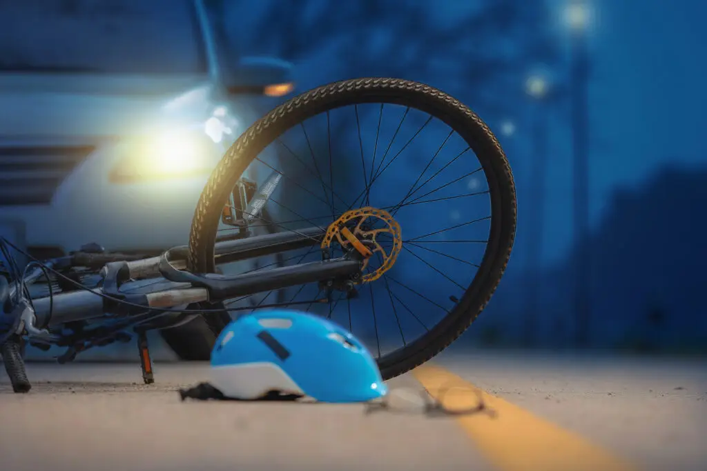 bike crash with car