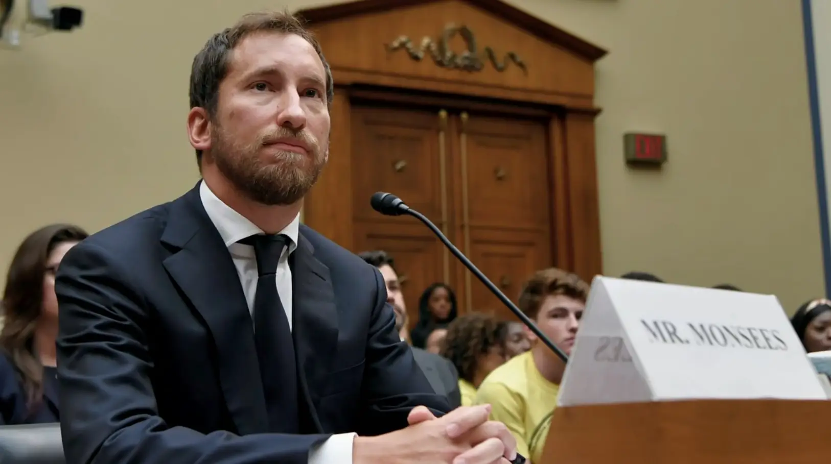 James Monsees testifying before the U.S. House Oversight and Reform Subcommittee - from Big Vape: The Rise and Fall of Juul