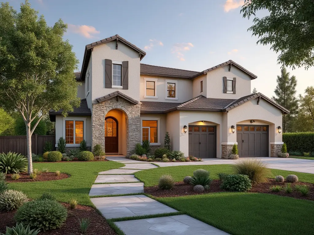 A residential home in California