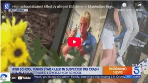 Los Angeles senior killed by drunk driver