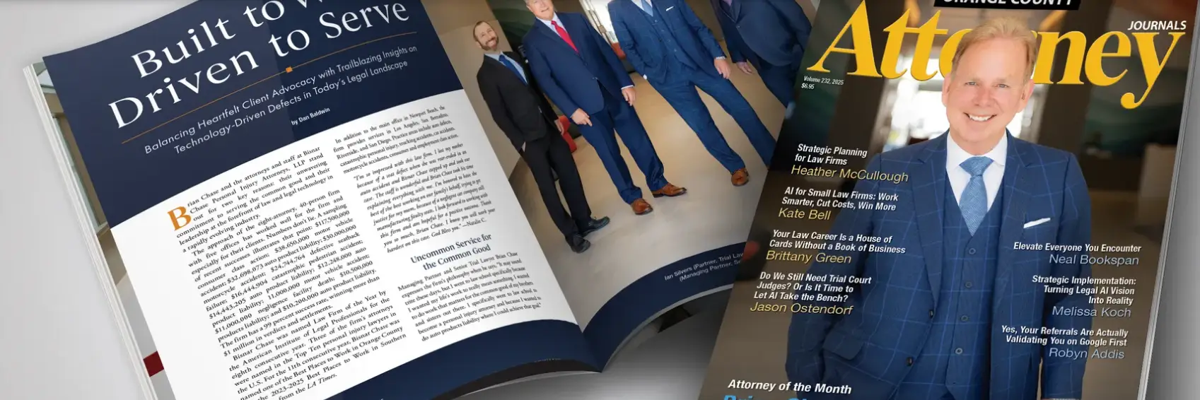 Brian Chase: Cover Story Attorney Journal - Lawyer of the Month