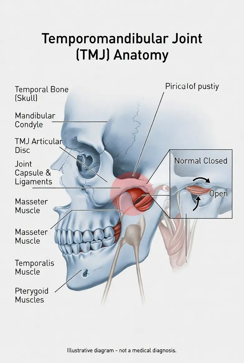 medical illustration of a jaw