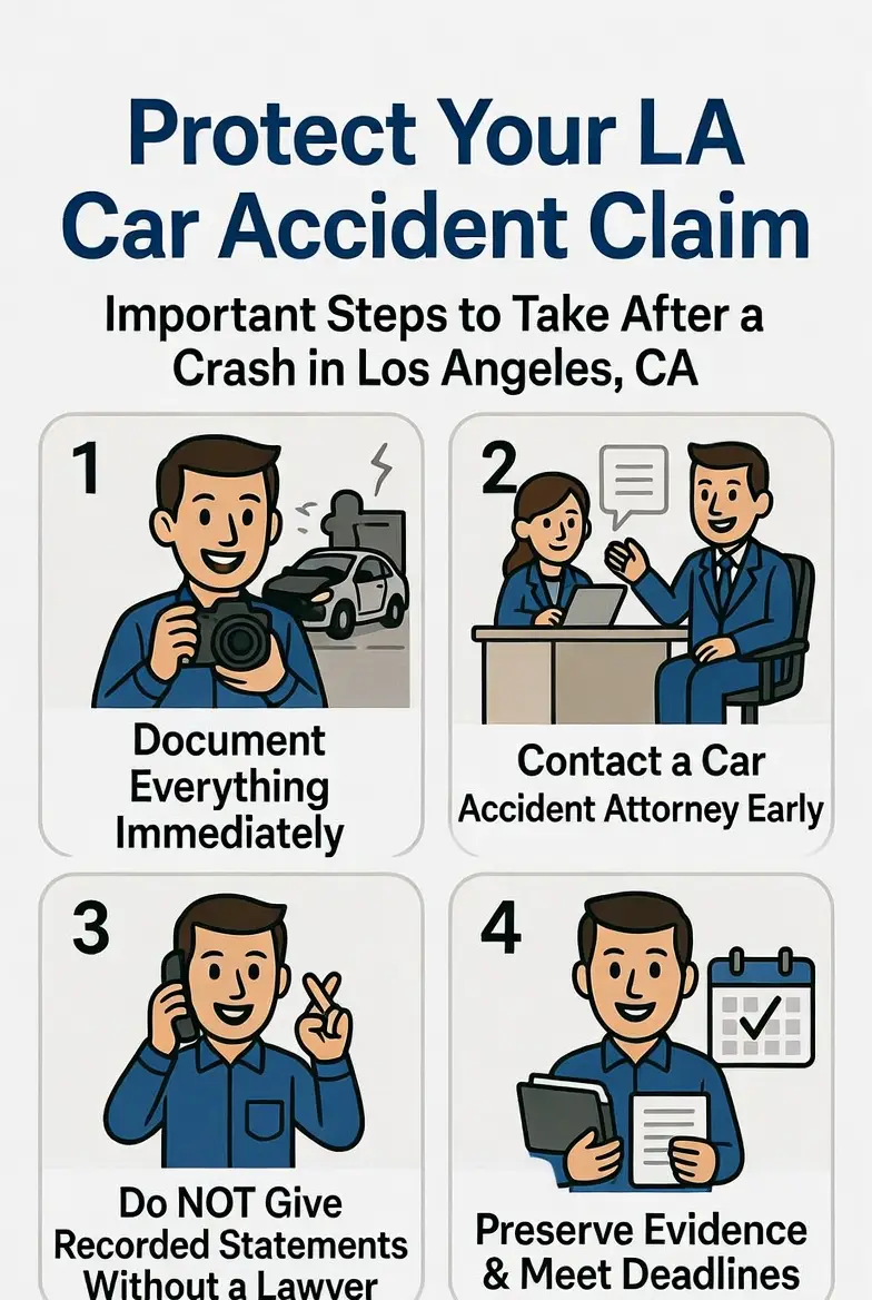 protect your los angeles car accident claim