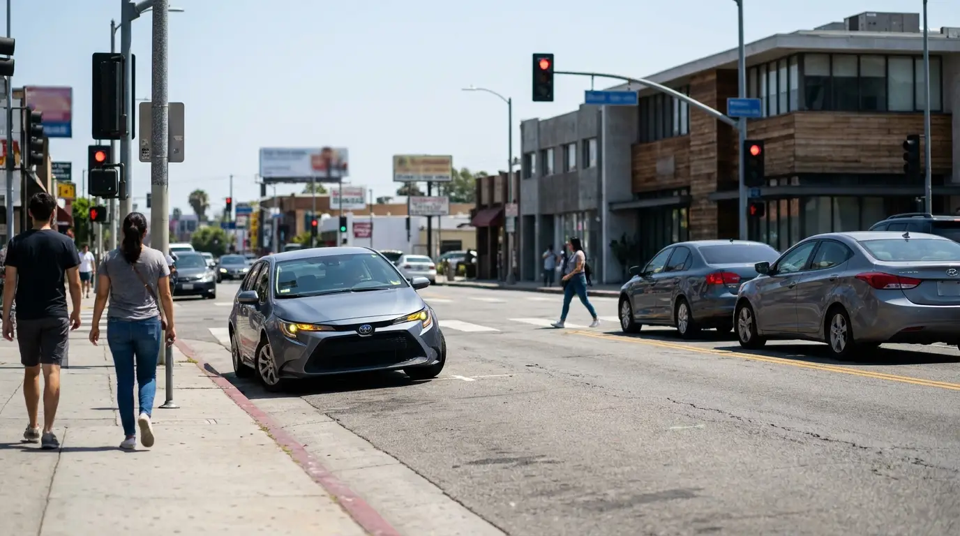 Crashes in LA County