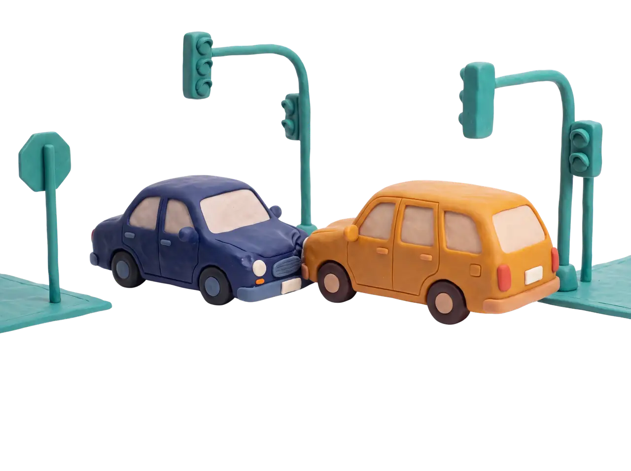 A graphic demonstrating a car accident insurance claim for the Bisnar Chase Ultimate Guide to Insurance Claims.