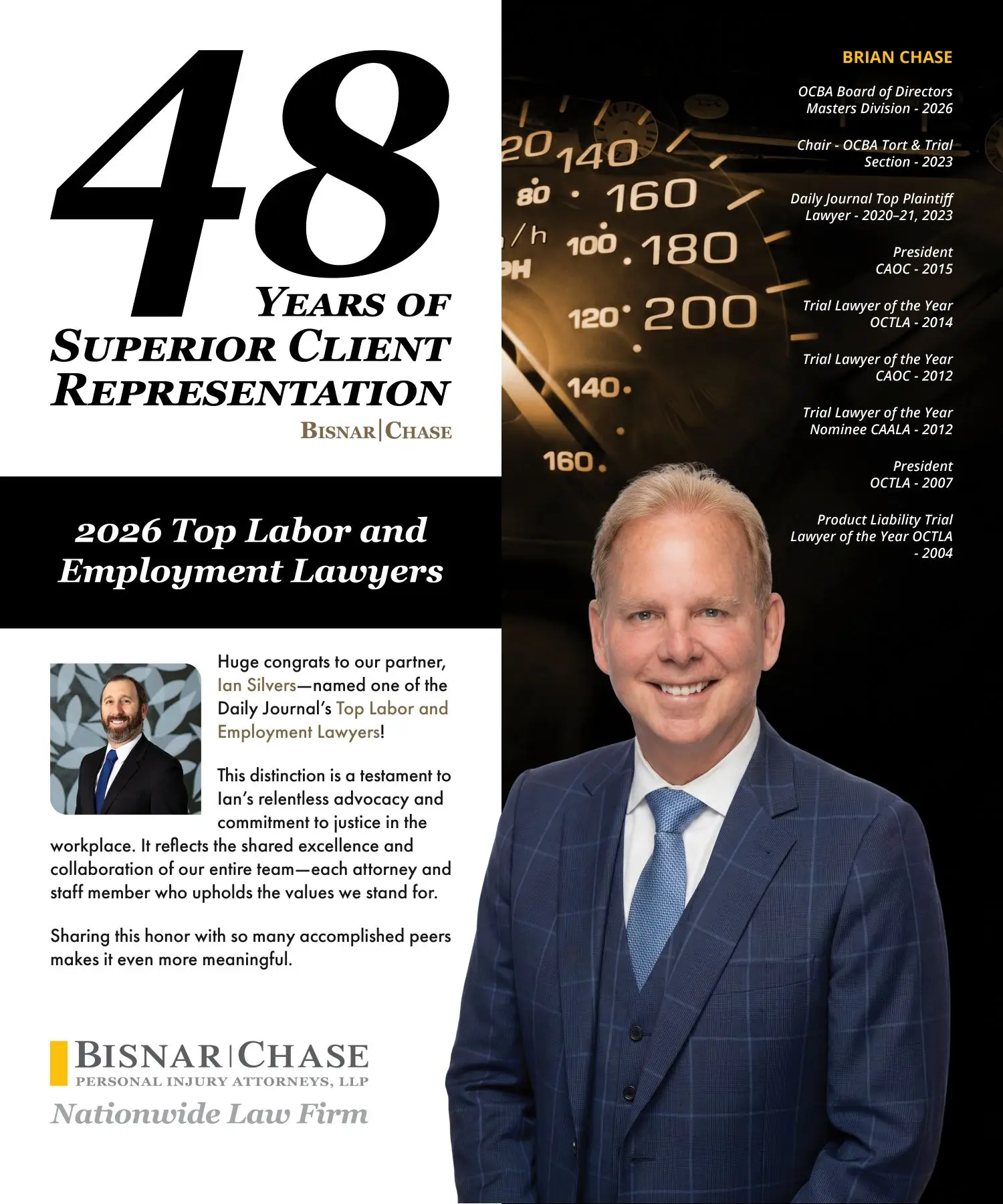 Ian Silvers named Top Labor and Employment Lawyer